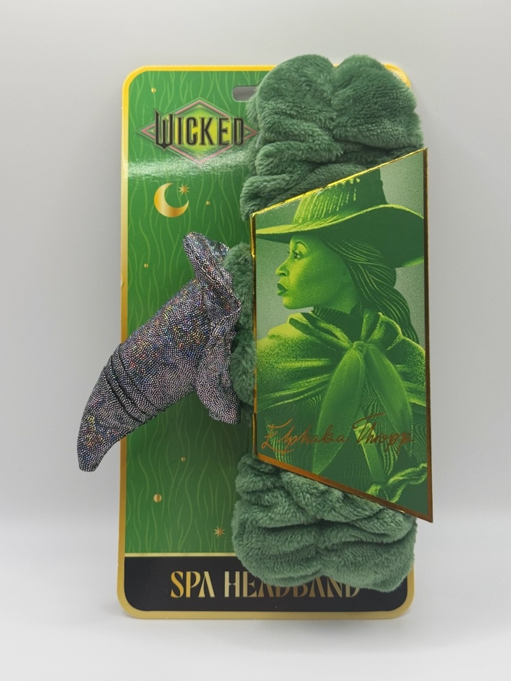 Wicked Elphaba Green Soft Plush Spa Headband